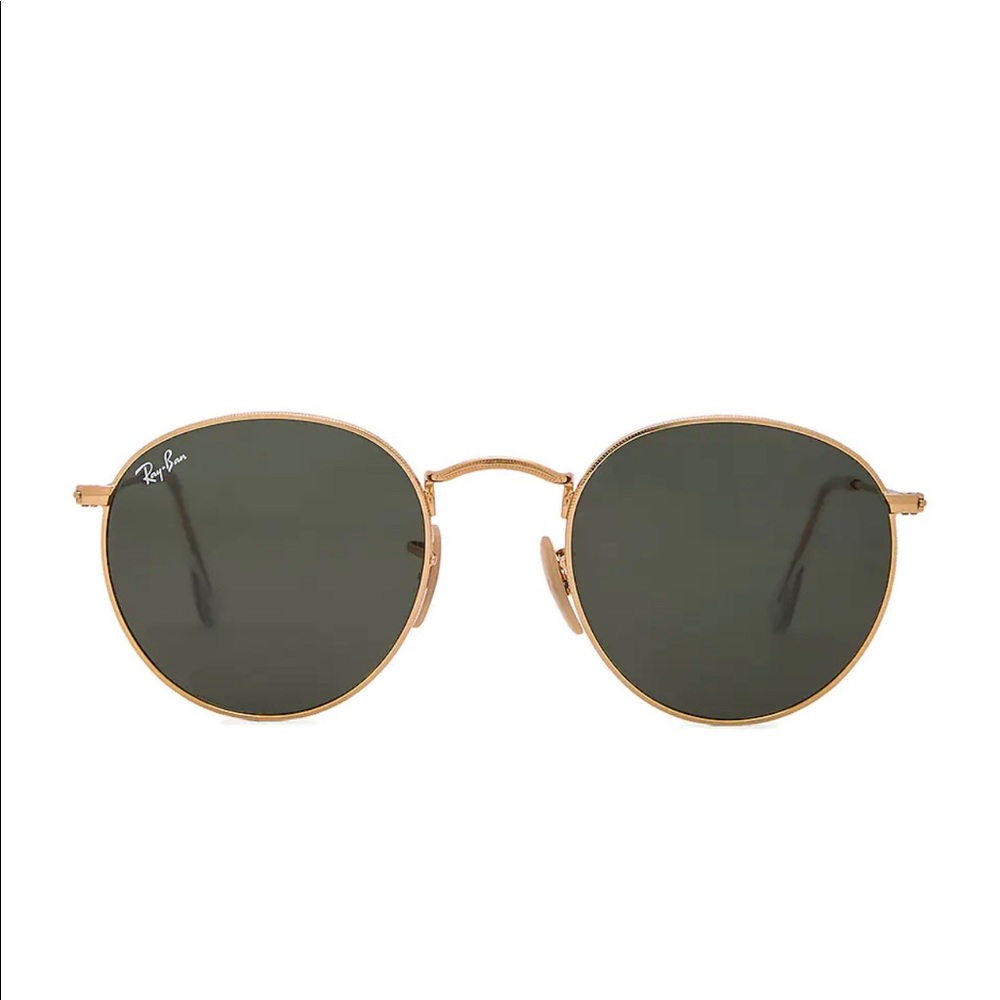 Ray Ban Round Metal in Green Classic